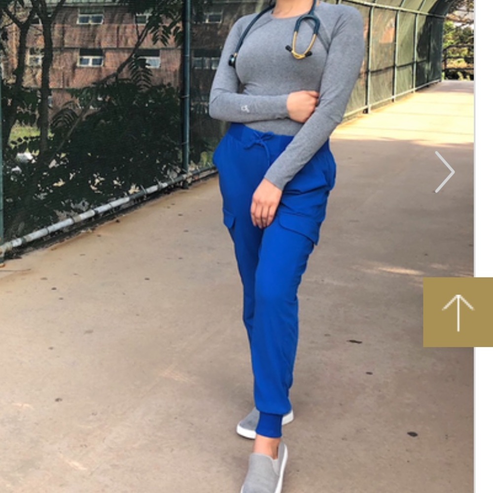 NWT-Jannuu Royal Blue Cargo Joggers